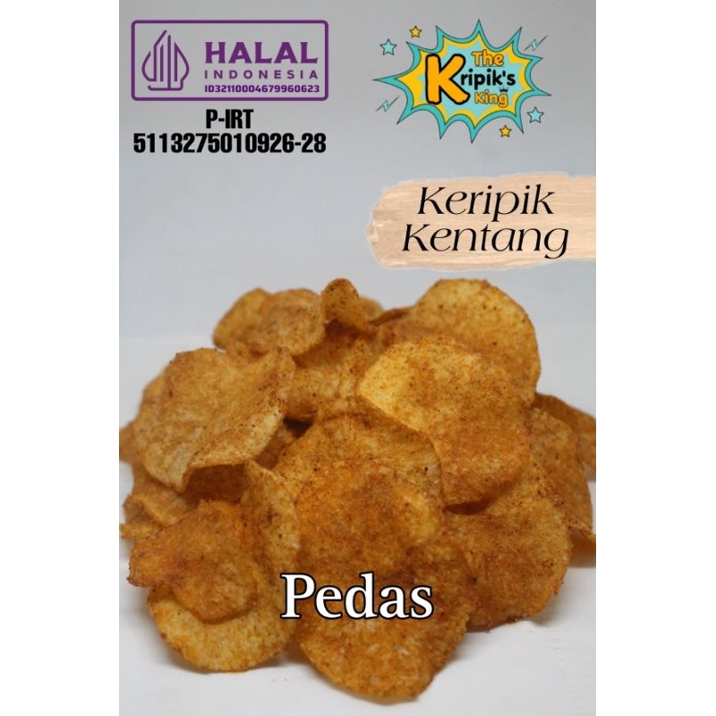 

Keripik Kentang Rasa Pedas Gurih