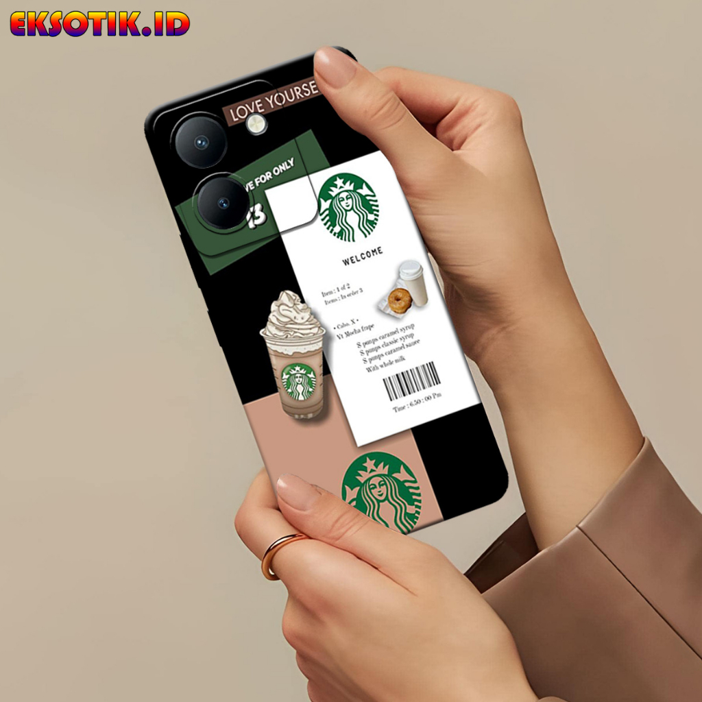 Case VIVO Y36 - Eksotik.id - Casing VIVO Y36 - Fashion Case - STARBUCK - Skin Handphone - Silikon VI
