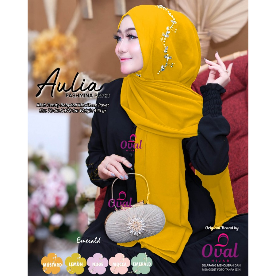 OVAL HIJAB AULIA CERUTY BABYDOLL SIZE STANDAR