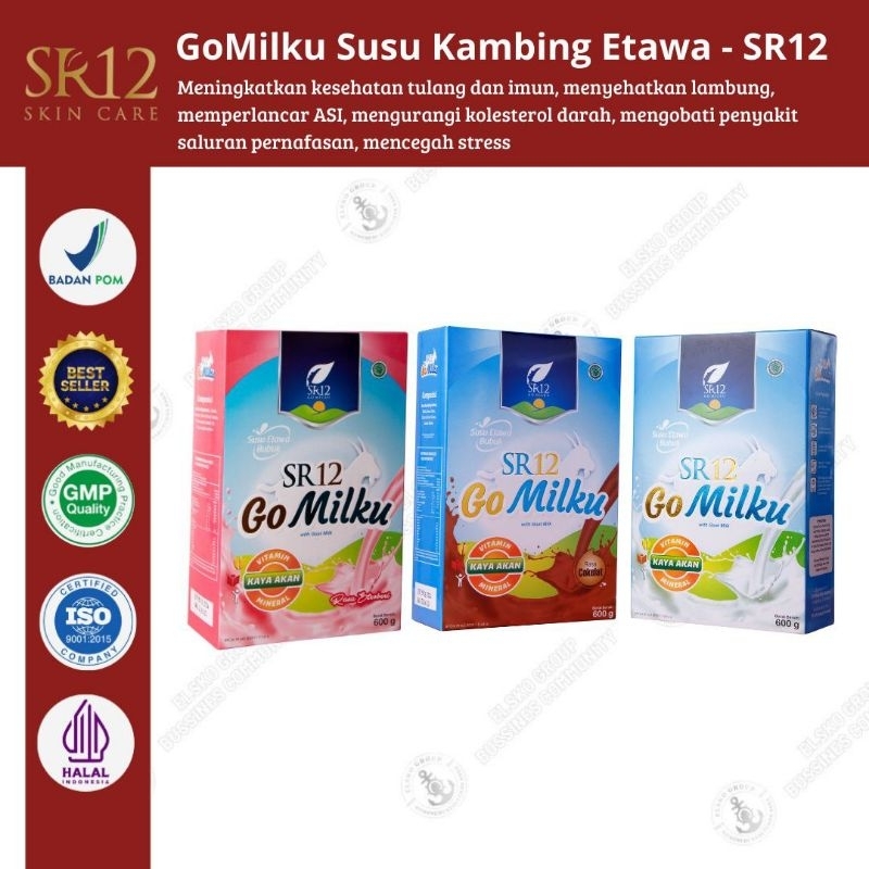 

Susu Kambing Etawa Bubuk SR12 Go Milku Halal Meningkatkan Kesehatan Imun Aman untuk Ibu Hamil dan Busui