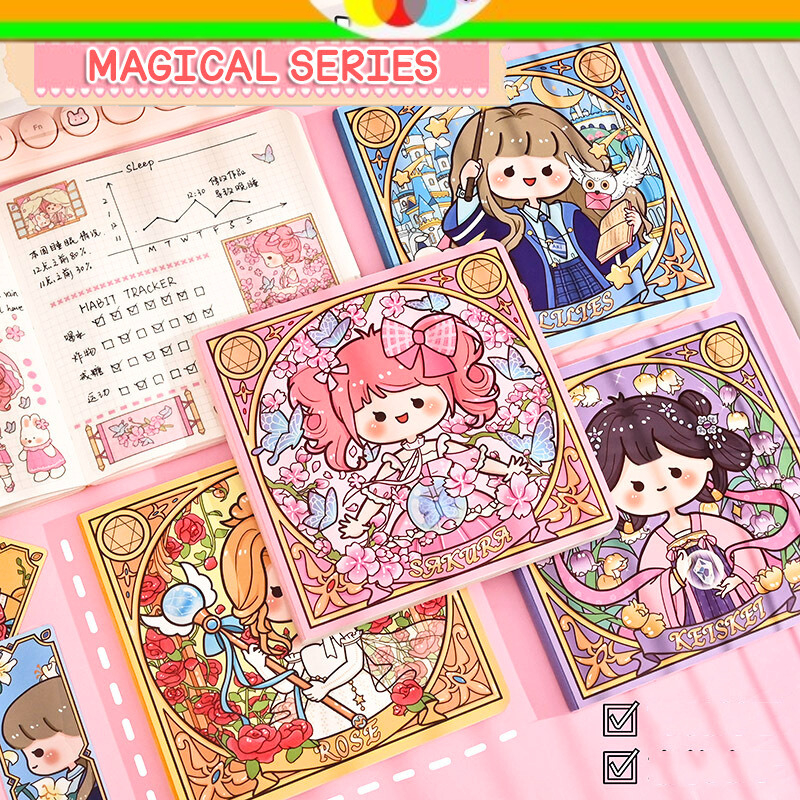 

BUKU DIARY JOURNALING AKI MAGICAL SERIES NOTEBOOK BUKU AGENDA MOTIF KARTUN LUCU @sakimyo