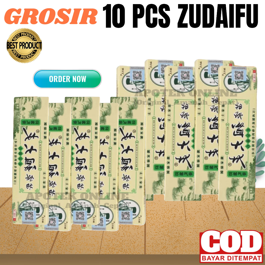 Salep Zudaifu 100% ORI [GROSIR 10 PCS] Zudaifu Cream Untuk Gatal Gatal - Salep Zudaifu 25gr