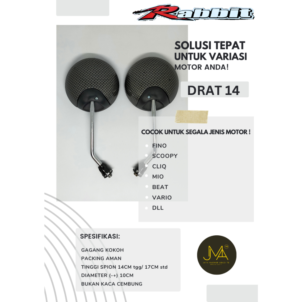 SPION VARIASI FINO/SCOOPY gg CROME