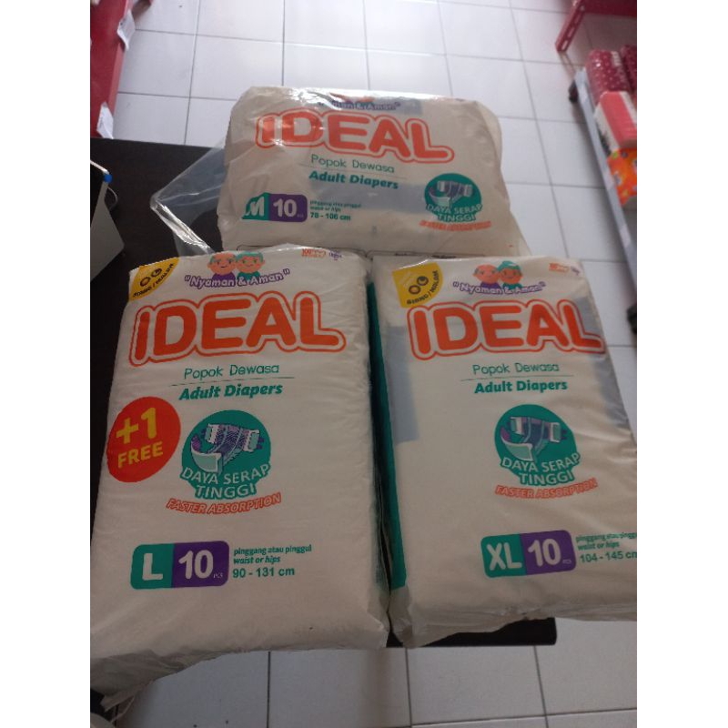 IDEAL PEREKAT & CELANA popok Dewasa