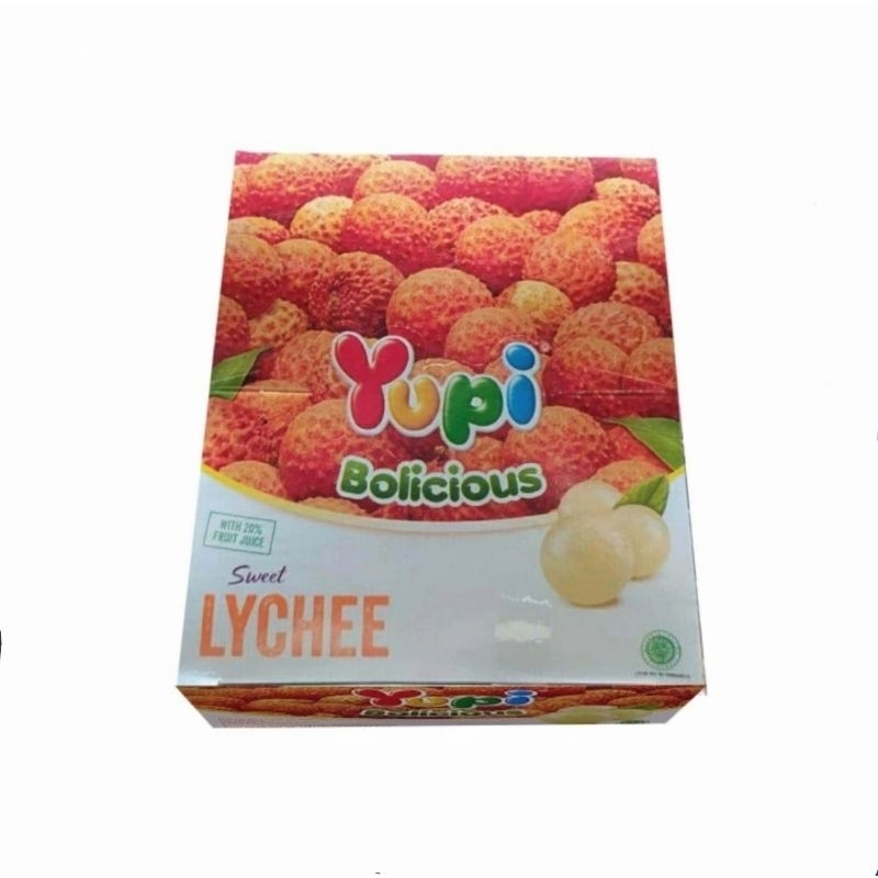 

Permen Candy Yupi Bolicious box isi 24pcs