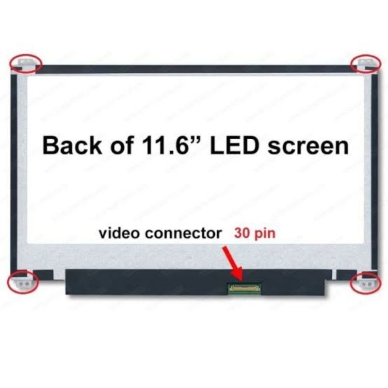 lcd 11.6 inc 30 pin