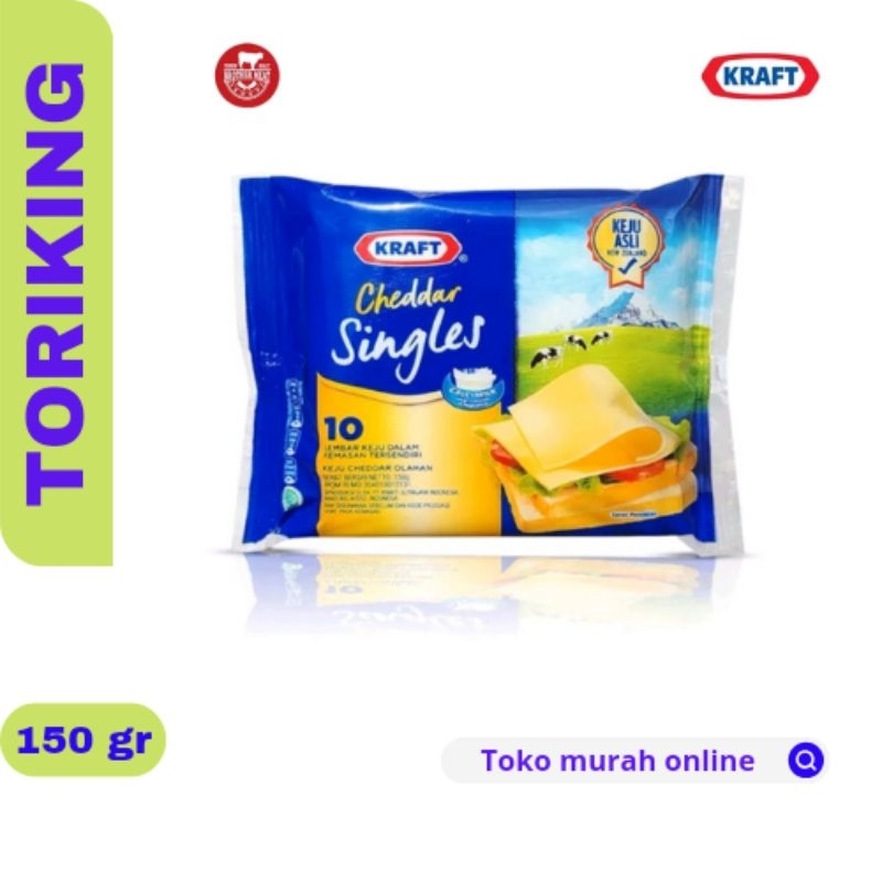 

KRAFT KEJU SINGLES (150gr isi 8 Slice)