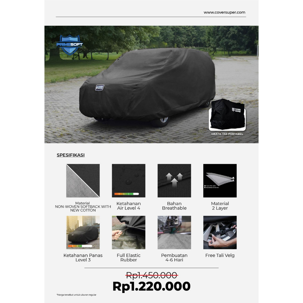 Cover Mobil Prime Soft - Cover Super