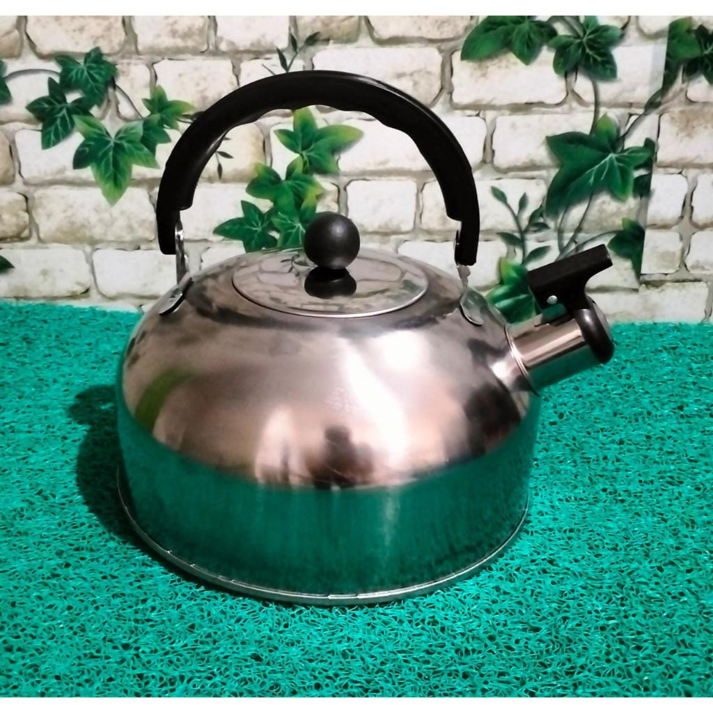 TEKO SIUL 5L STAINLESS TEBAL FN  / KETTLE BUNYI / CERET PEMANAS AIR / Teko teh kopi / Teko air
