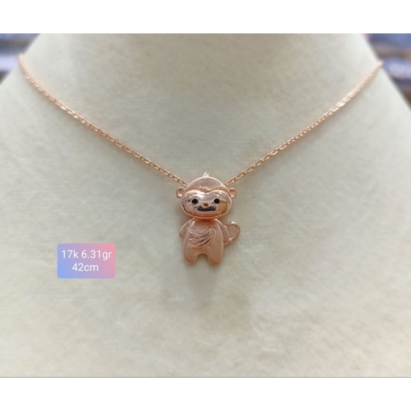 Kalung emas 75 monyet