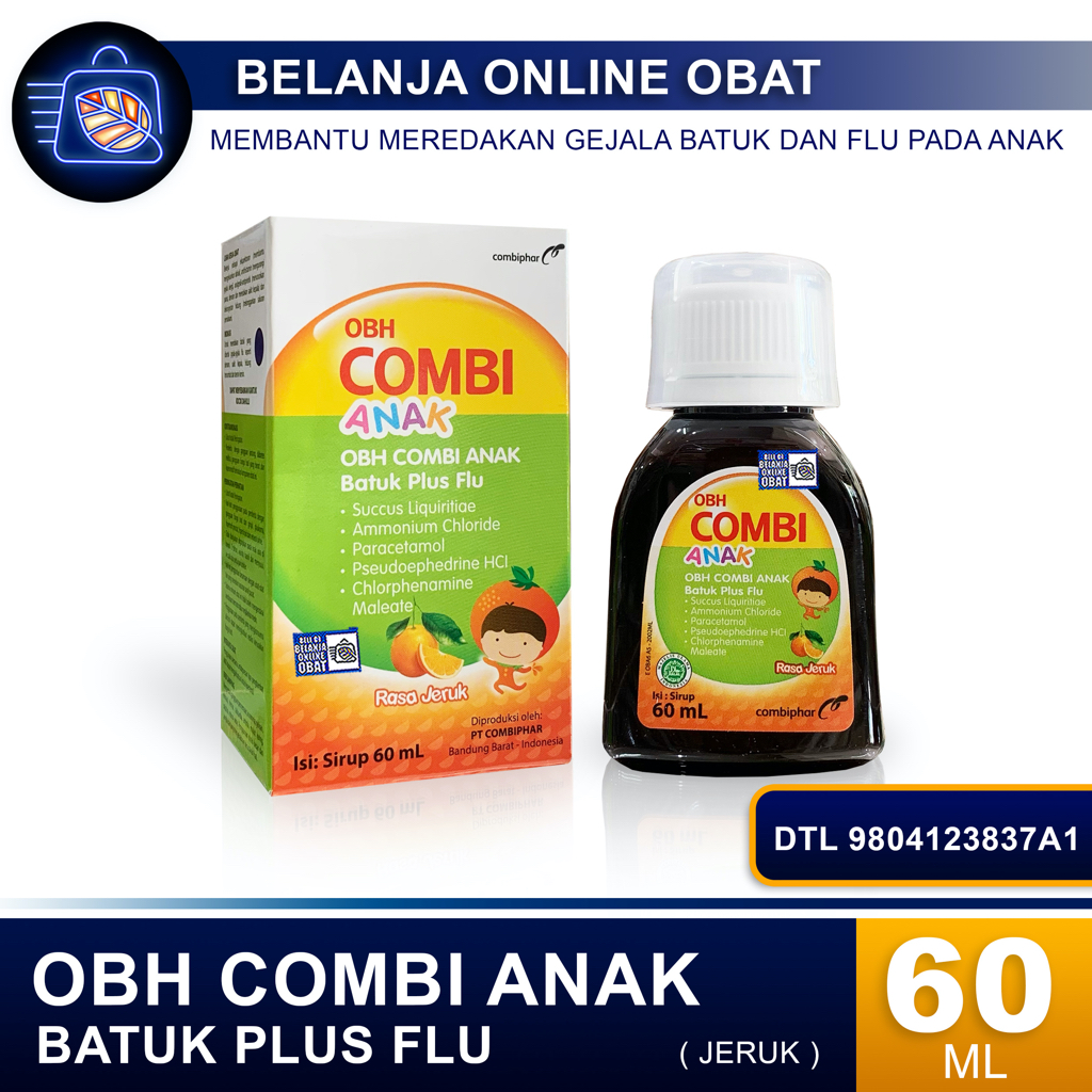 OBH COMBI ANAK BATUK PLUS FLU // Meredakan Gejala Batuk dan Flu pada Anak