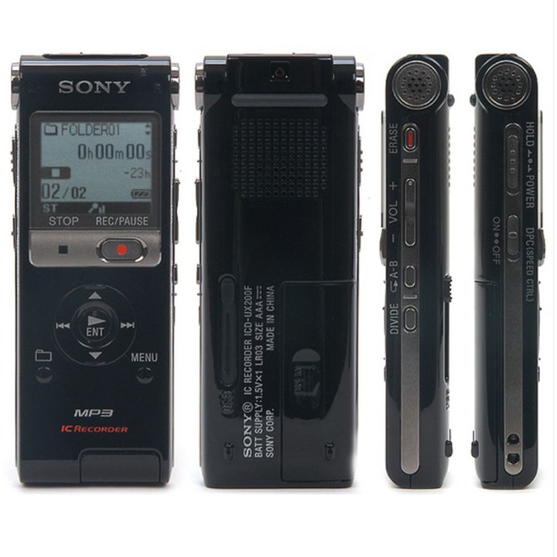 SONY PEREKAM SUARA ICD UX200F RECORDER
