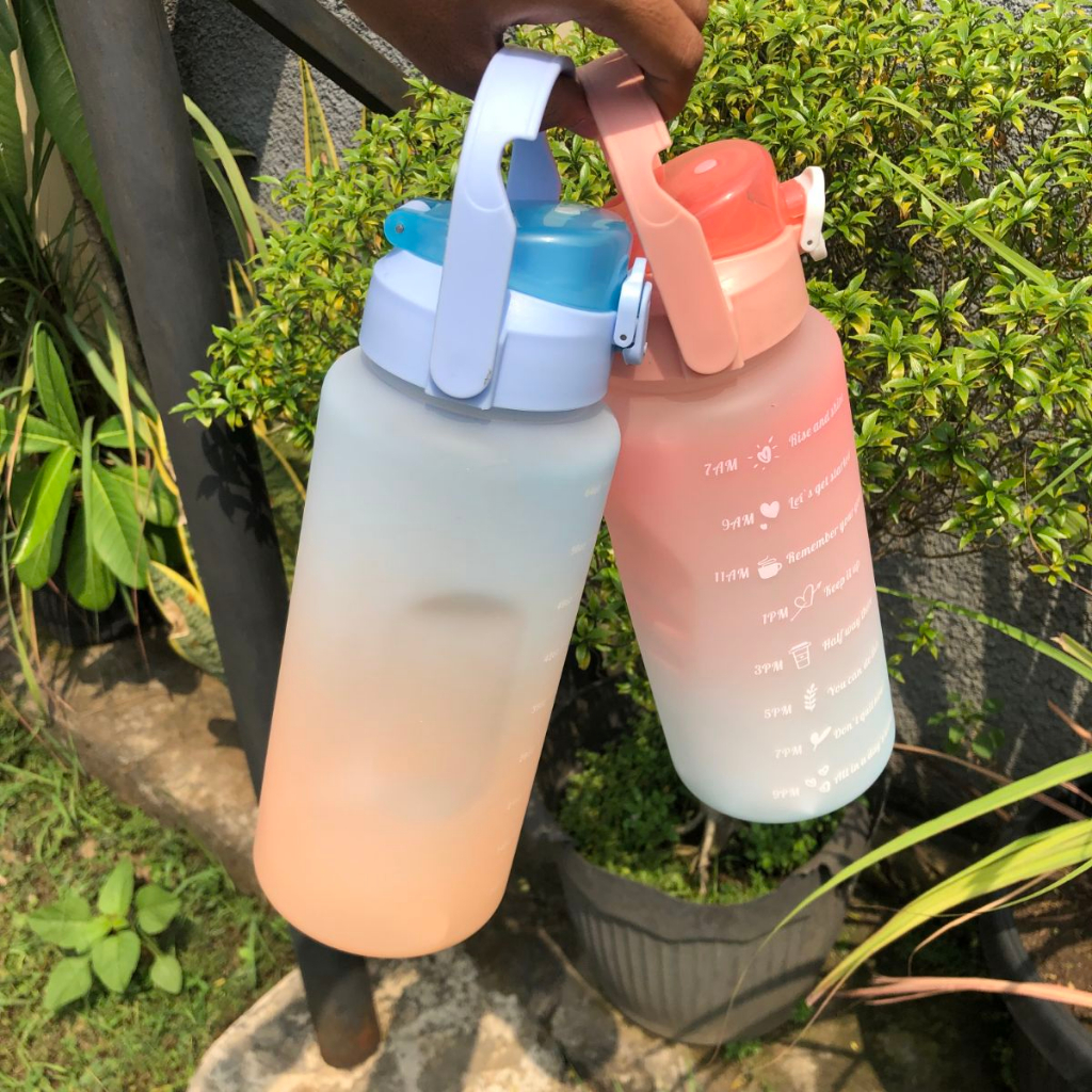 Botol Minum Korean Viral 2 Liter Food Grade Tahan Panas
