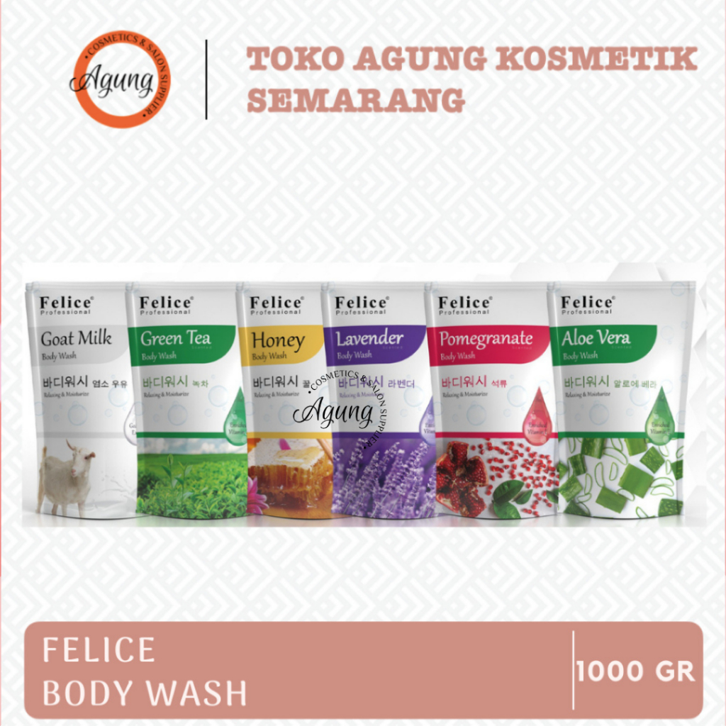 [AGUNGSMG] - FELICE BODY WASH 1000 ml