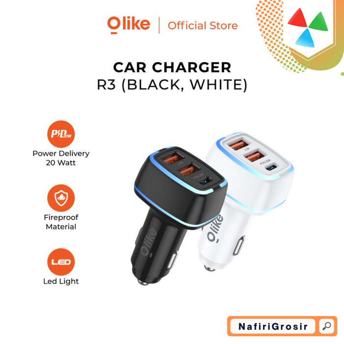 OLIKE POWER CAR CHARGER R1/R3