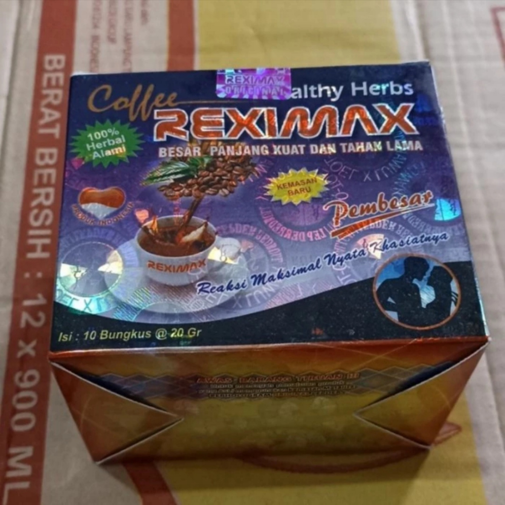 Original Coffee Reximax isi 10 sachet Kopi Khusus Pria Original harga promo Kopi Stamina Pria Dewasa