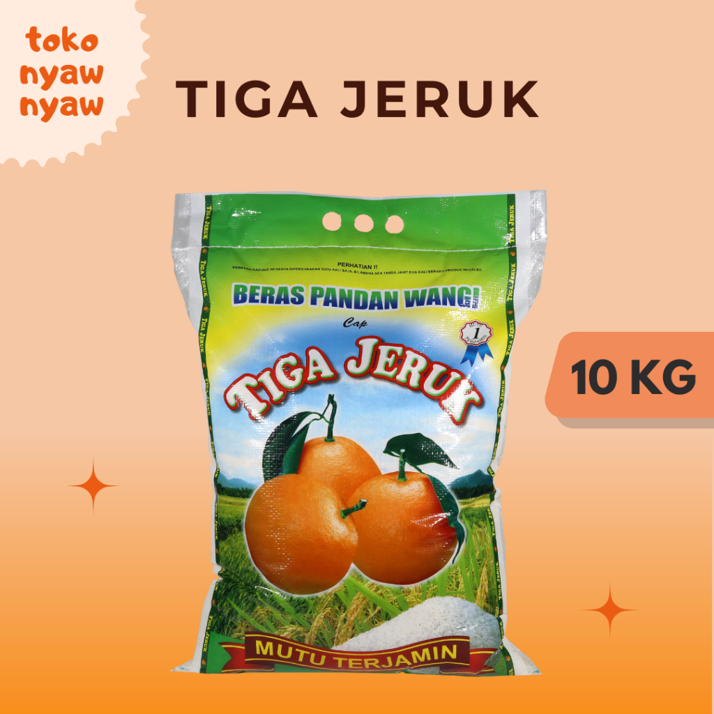 

Beras Tiga Jeruk 10 kg - GOJEK