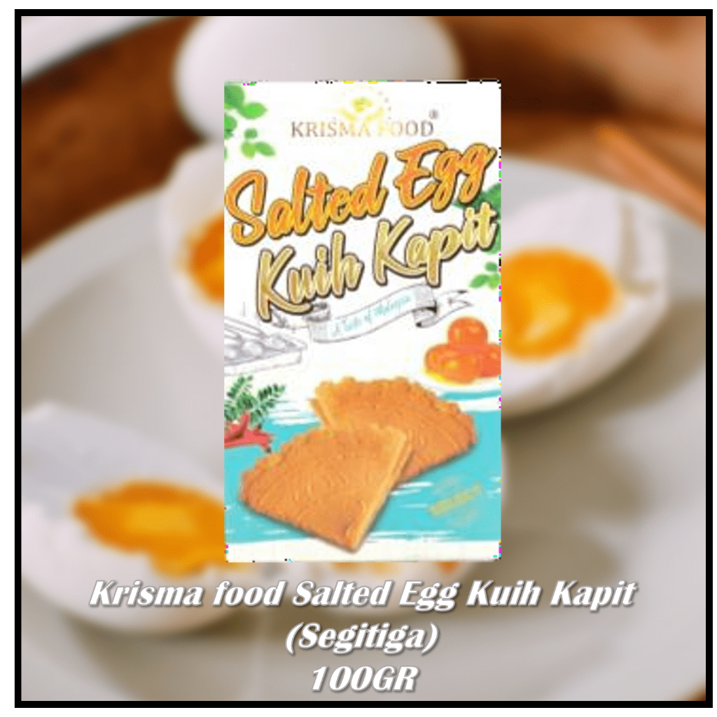 

krisma food salted egg kuih kapit (segitiga) 100GR