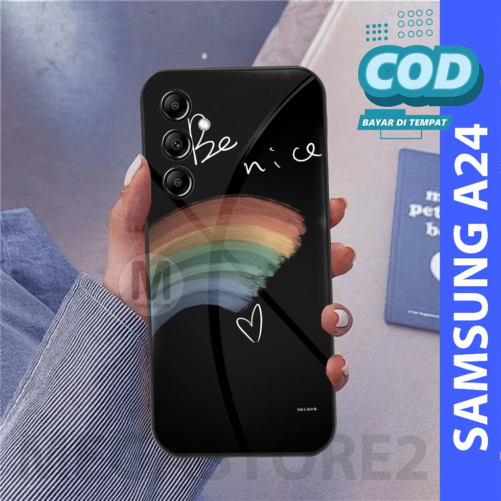 SAMSUNG A24 [ MG-240 ] Softcase Kaca SAMSUNG A24 2023 Terbaru Softcase Hp SAMSUNG A24 Softcase Gloss