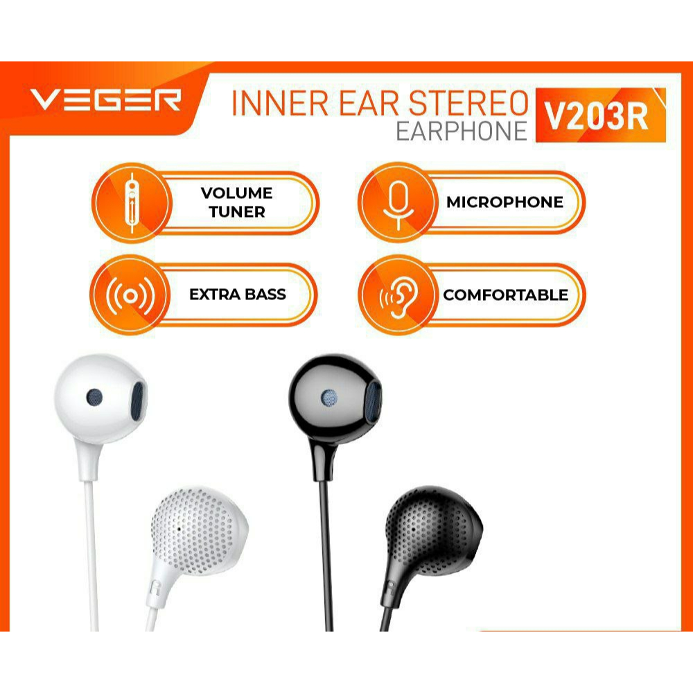 EARPHONE VEGER V203R