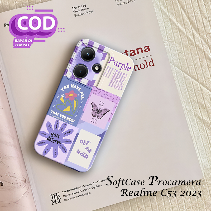 CASE REALME C53 - SOFTCASE PRO CAMERA REALME C53 - CASING REALME C53 TERBARU - CESING REALME C53 202