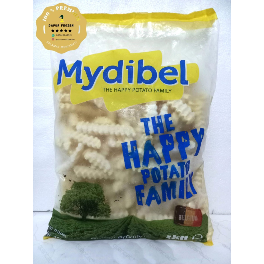 

Mydibel Kentang Crinkle Cut 1Kg