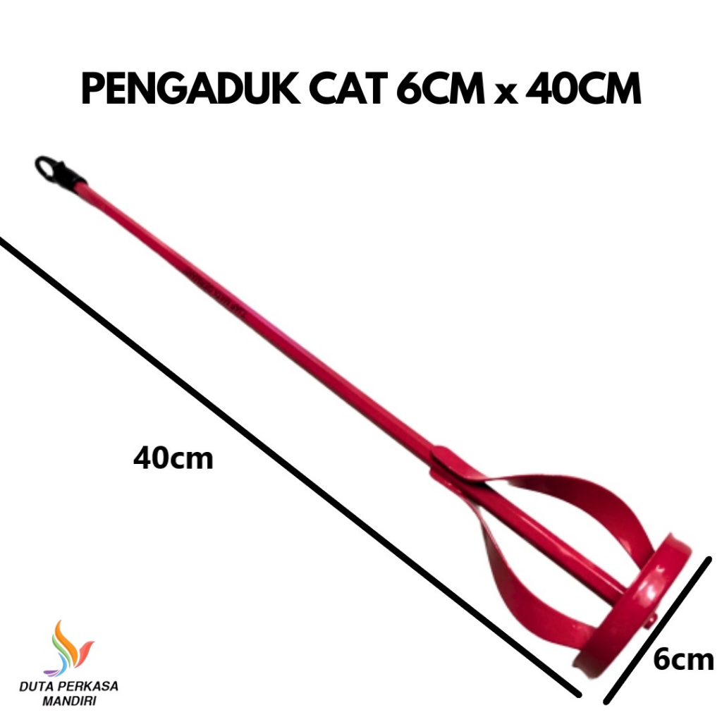DPM - Pengaduk Cat 60 x 400 mm Tjap Mata Tongkat Mixer Semen 6 x 40 cm
