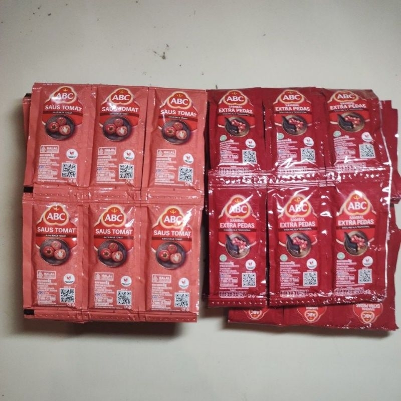 

Saus ambal abc sachet isi 42 sachet