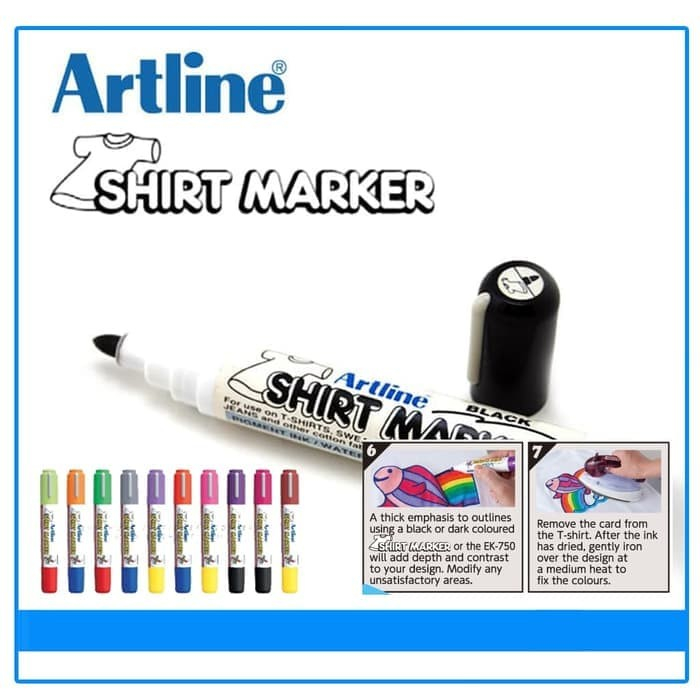 

Spidol Marker Artline EKT-2 (For T-Shirt)