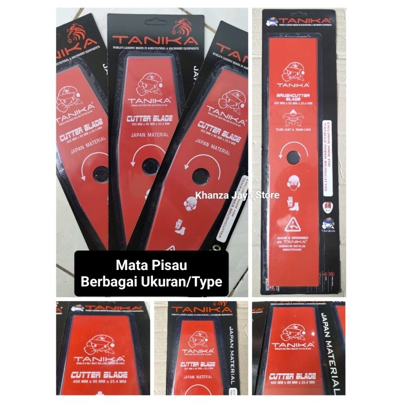 Pisau Mesin Pemotong Rumput Tanika - Mata Pisau Potong Pemangkas Brush Cutter Blade TANIKA TASCO Jap