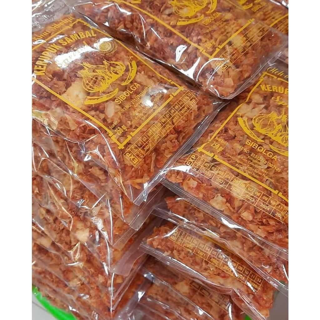 

keripik sambal khas sibolga 500 gr