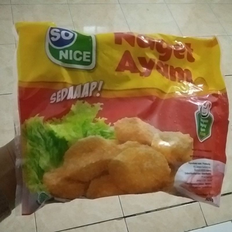 nugget ayam so nice 500 gr