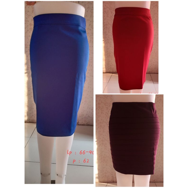 skirt rok wanita slimfit