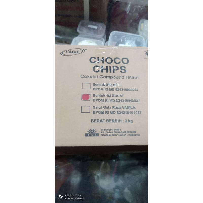 

Chochip Legie Recpack 100gr Coklat