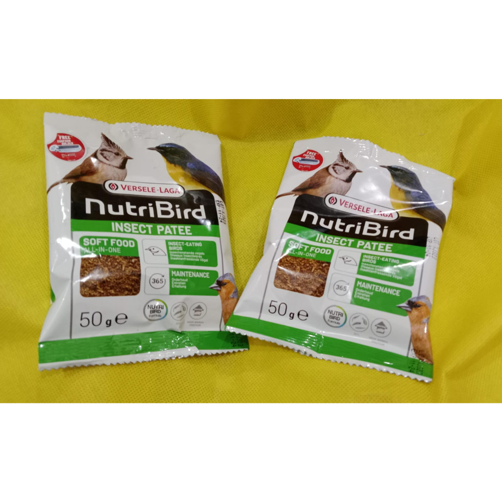 NUTRIBIRD INSECT PATEE PATTE VERSELE LAGA VOER PUR IMPORT PAKAN BURUNG MURAI DAN BURUNG LAINNYA
