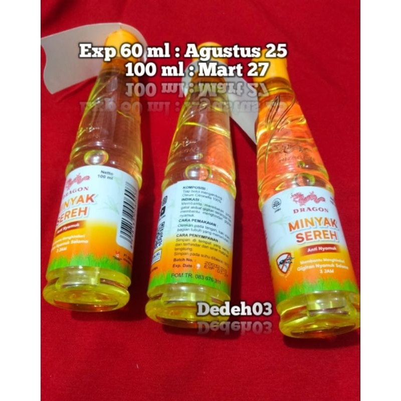 MINYAK SEREH CAP DRAGON