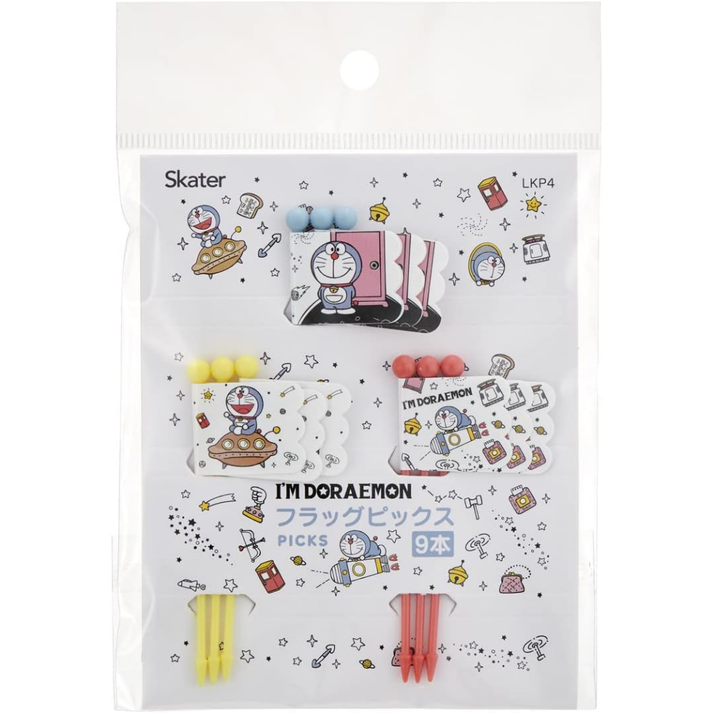 [Skater] Doraemon Picks Food Pick Flag Lunch Pick Skater Food Pick - Tusukan Bento Tusben Doraemon P