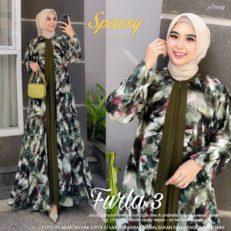 ( RESTOK ) GAMIS MAXY HANAMI  // FURLA MAXY 1.2.3 BUSUI IMPORT ORI BY SPASSY