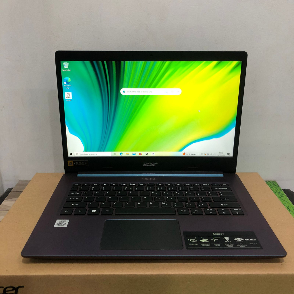 Acer Aspire 5 A514 Core i3 gen 10 RAM 4GB SSD 512GB 14" FHD Magical Color Mulus