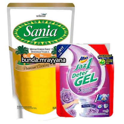 

[add-sembako] COMBO Minyak 1 L dan Deterjen 250gr (daia/jazz 1)