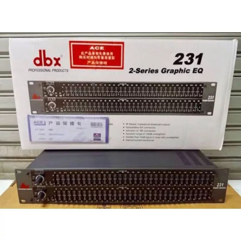 Equalizer dbx 231(2-Series Graphic EQ)