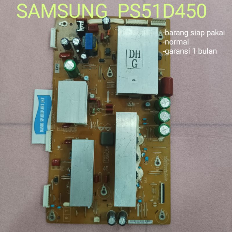 Y MAIN  Y SUS  TV PLASMA SAMSUNG PS 51D450  Y SUSTAIN   TV PLASMA