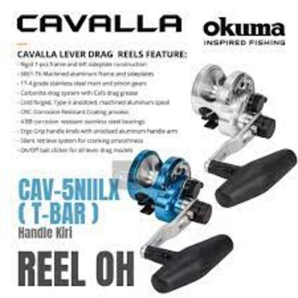 Reel pancing OKUMA CAVALLA Overhead