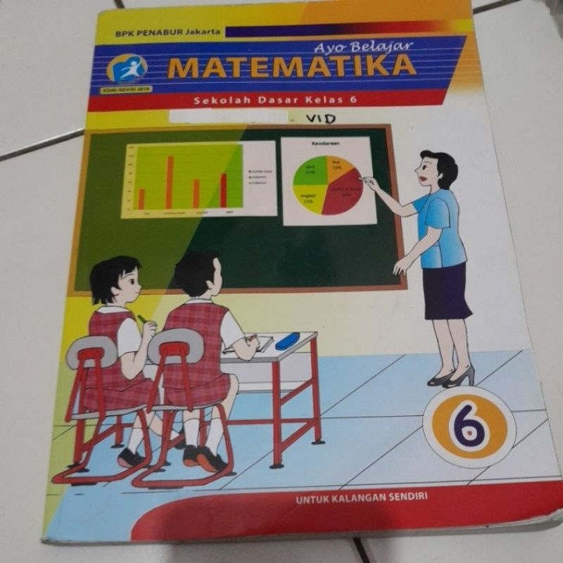 prelove buku matematika kelas 6 sekolah BPK PENABUR