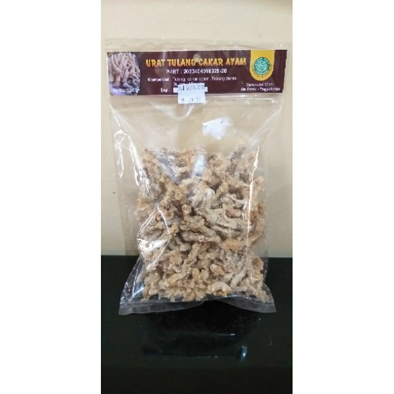 

URAT TULANG CAKAR AYAM KRIUK 200GR OLEH-OLEH JOGJA