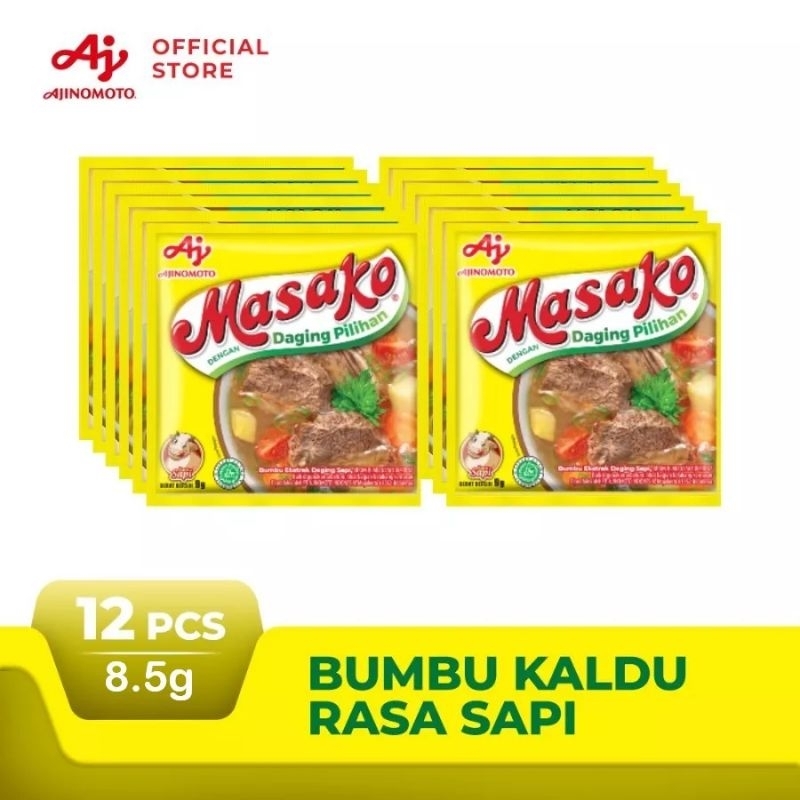 

masako sapi dan ayam penyedap rasa renceng