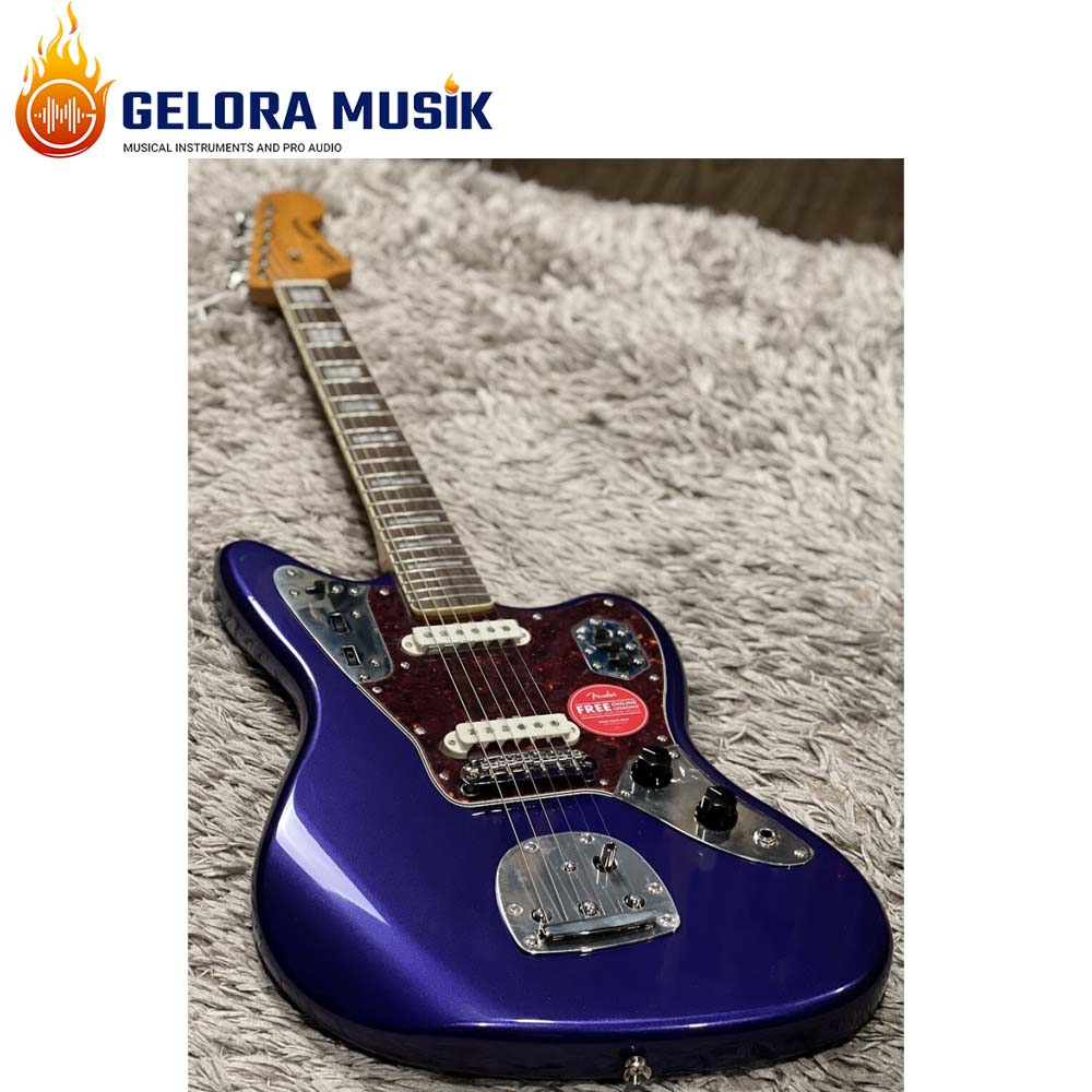 Gitar Elektrik Squier FSR Classic Vibe 70s Jaguar,Laurel FB,Purple Metallic