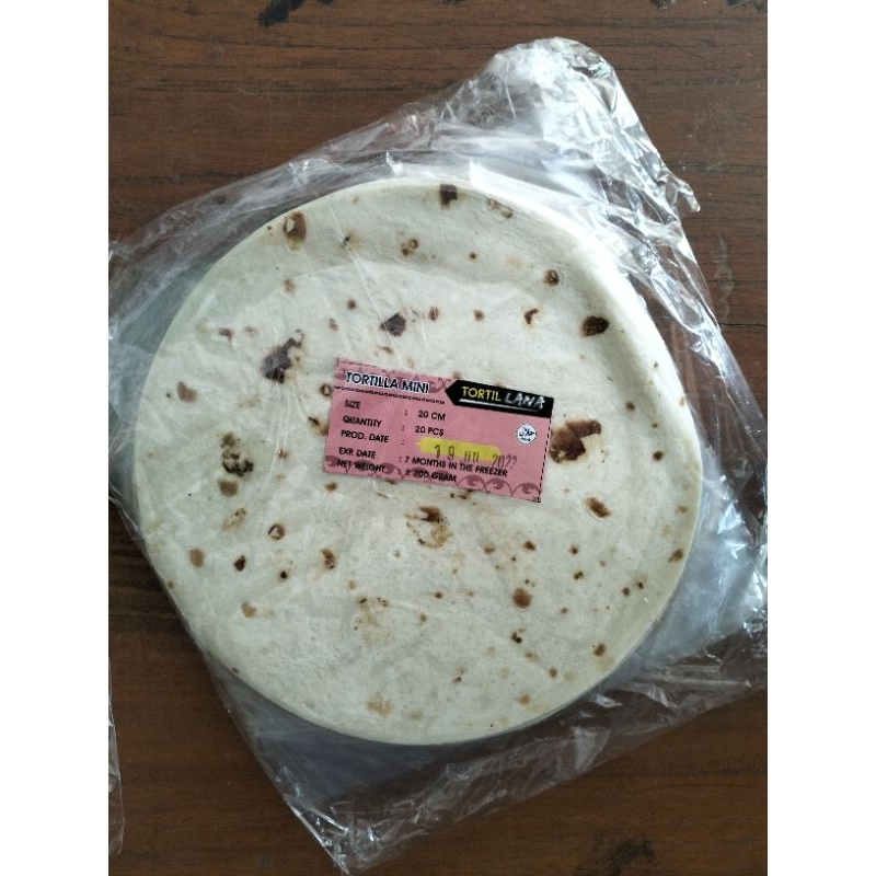 

Tortilla Lana/ Kulit kebab/ Tortilla Mini ukuran 20 cm