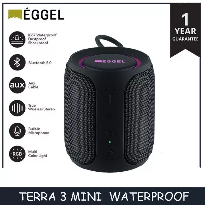EGGEL Tera 3 Mini Speaker Bluetooth Portable