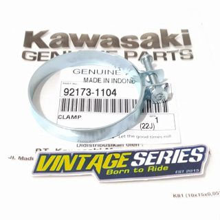 Klem Filter udara Clamp Kecil Karet Filter Udara Box Filter Karbu Ninja RR Original Kawasaki 92173-1